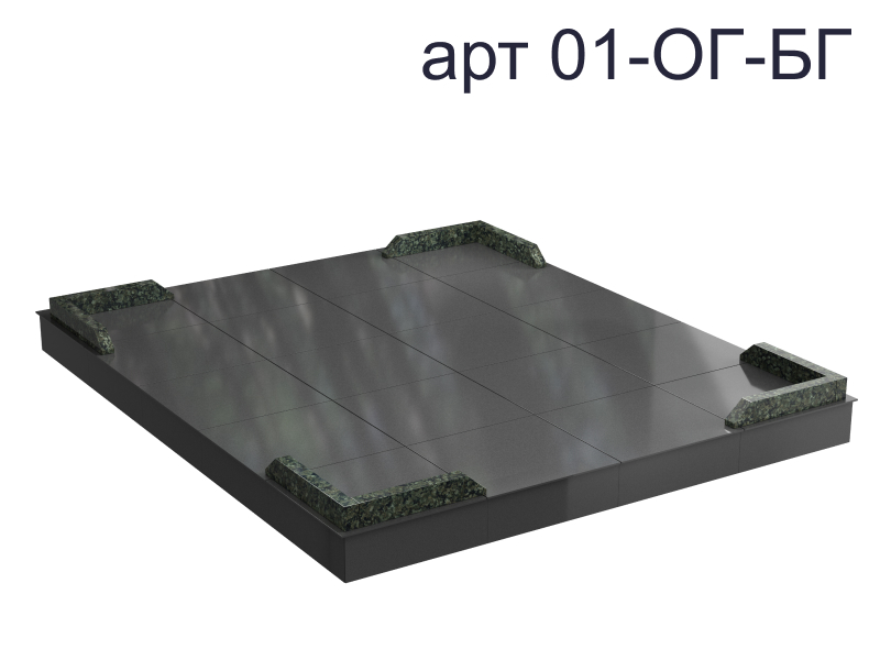 Ограда из гранита 03-ОГ