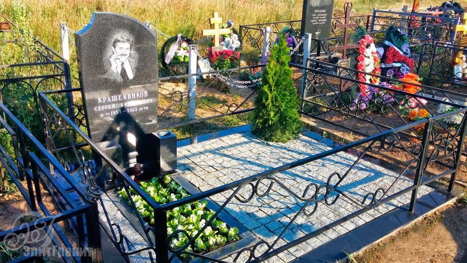 Бручатка на могилу. Благоустройство могил в Минске.