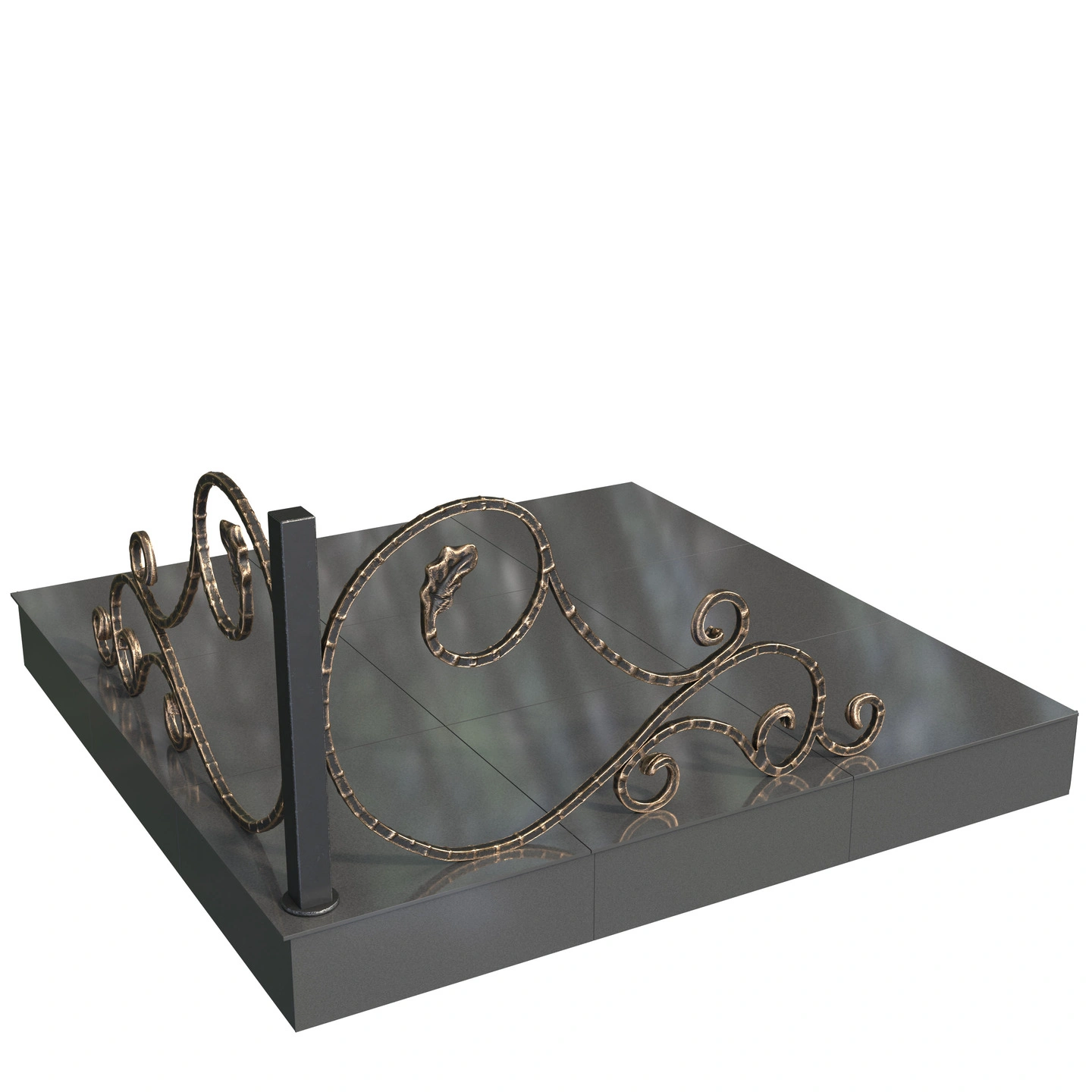 Кованая ограда 14