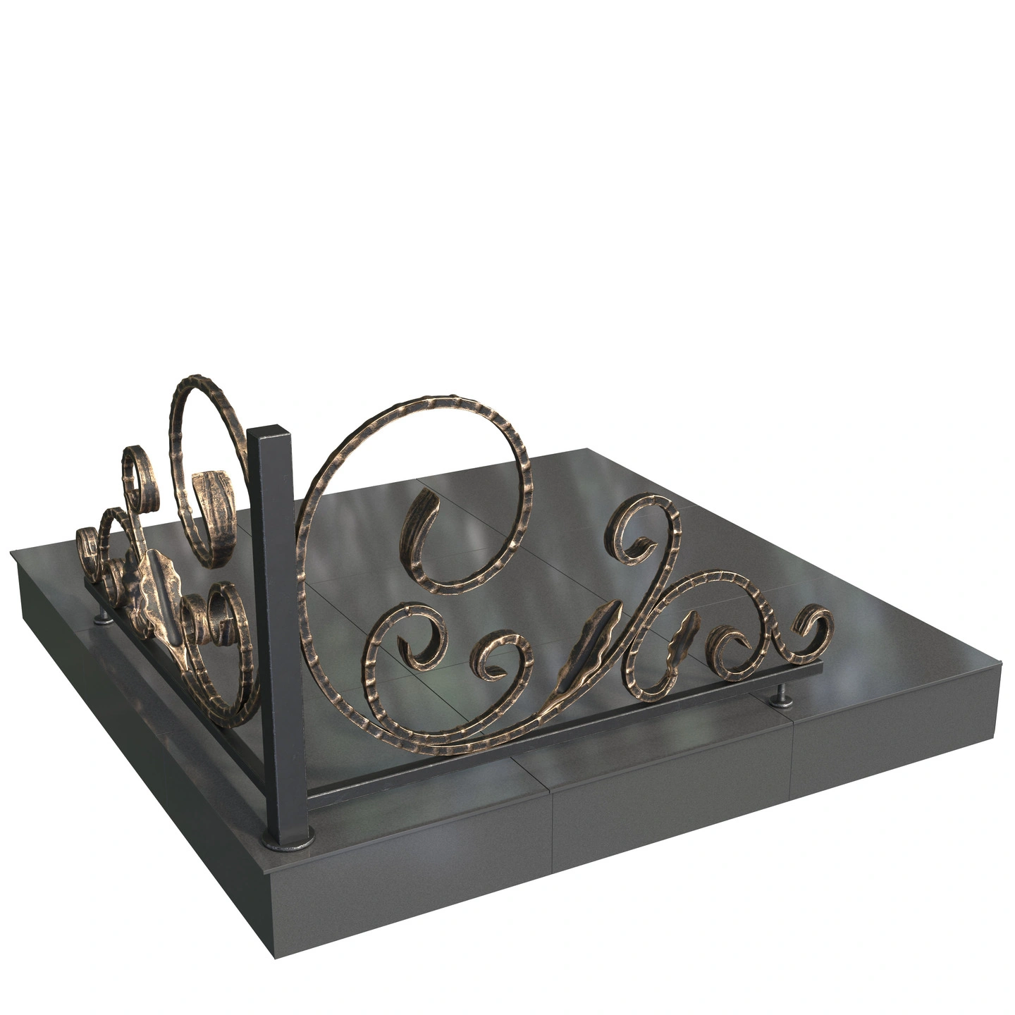 Кованая ограда 9